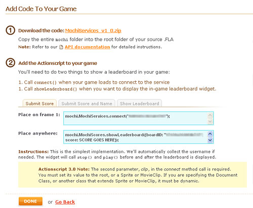 MochiAds Leaderboards