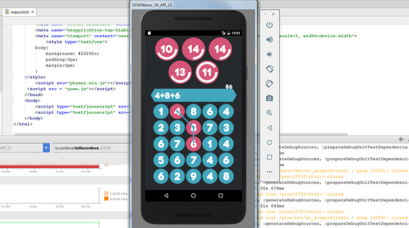 Make your HTML5 games run on Android devices with Cordova and Android Studio